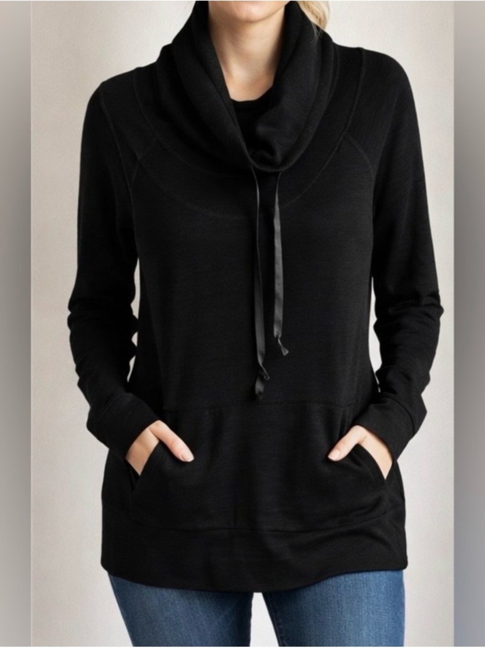 Kuhl Women's Black Cowl Neck Sweater Size Medium